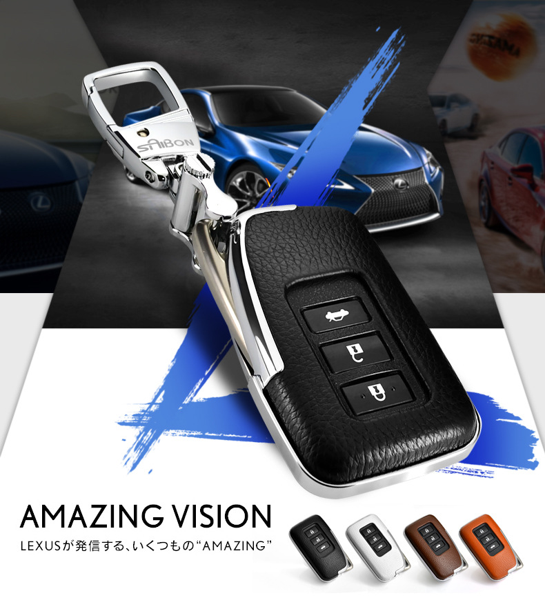 For Lexus RX200t Leather Key Bag Rx270t Ex250es300h Buckle Key Case Cover Plant For Lexus RX200t Leather Key Bag Rx270t Ex250es300h Buckle Key Case Cover Plant