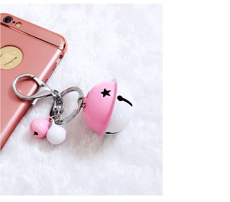 Korean Style Creative Metal Candy Color Bell Key Buckle Women's DIY Phone Case Accessories Couple Bags Pendant Wholesale Korean Style Creative Metal Candy Color Bell Key Buckle Women's DIY Phone Case Accessories Couple Bags Pendant Wholesale