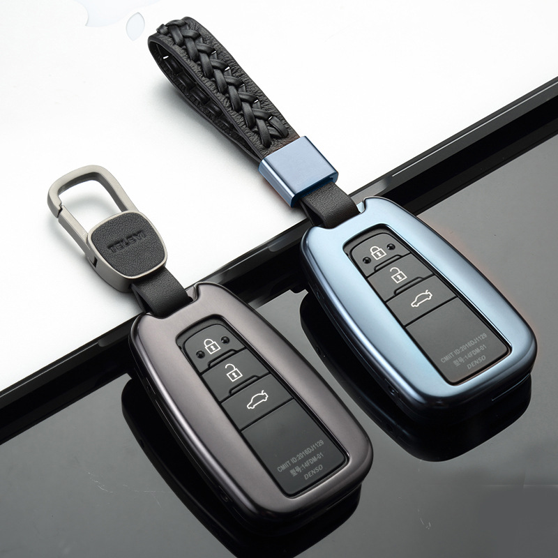 18 Camry Key Case Brand New Prado C- HR Car Remote Key Cover Metal Shell Buckle Protective Buckle