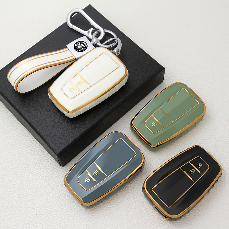 Suitable for Toyota Key Cover Camry Prado Buckle Vichi Carola Two Key Key Case Highlander Shell Crown