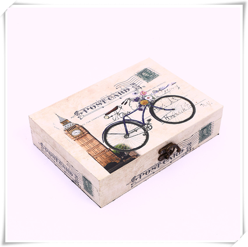 European-Style Retro Portable Leather Case Coffee Table Dowry Box Buckle Box Storage Box Display Box Guesthouse Decoration European-Style Retro Portable Leather Case Coffee Table Dowry Box Buckle Box Storage Box Display Box Guesthouse Decoration