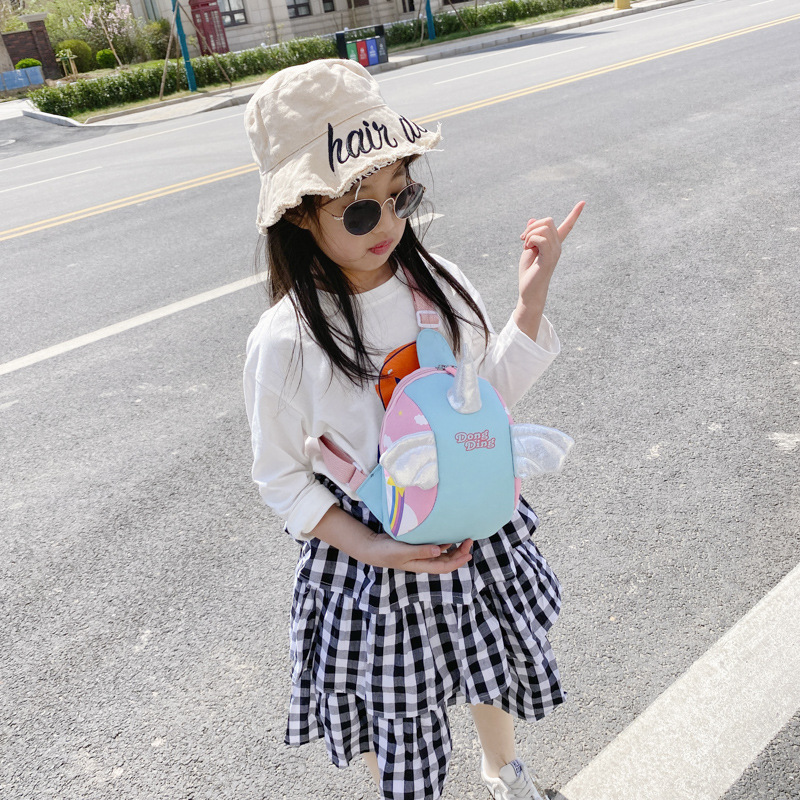 Princess Crossbody Bag Trend Children&#039;s Fashion Cartoon Bag  Baby Unicorn Chest Bag Girl princess Crossbody Bag Trend