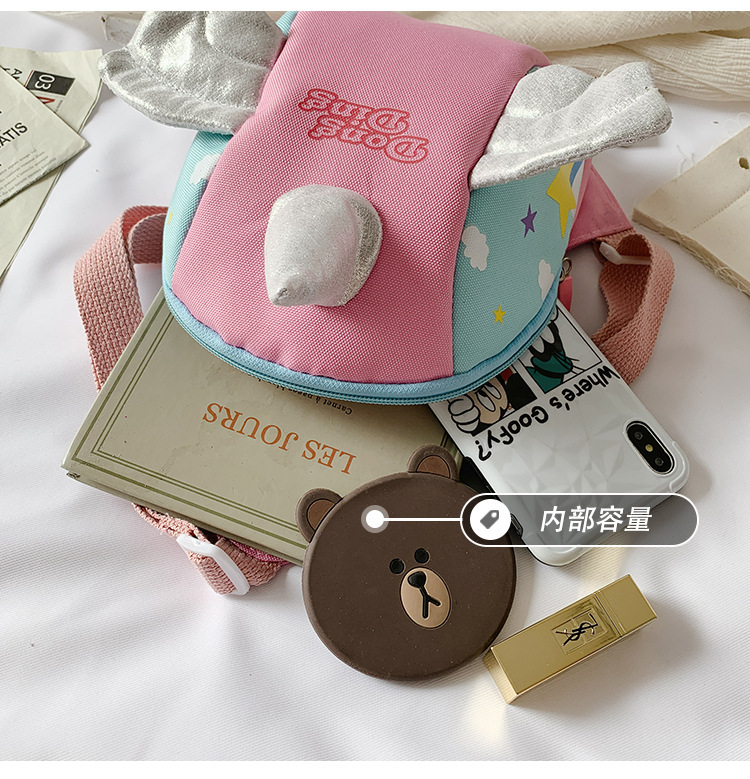 Princess Crossbody Bag Trend Children's Fashion Cartoon Bag  Baby Unicorn Chest Bag Girl princess Crossbody Bag Trend