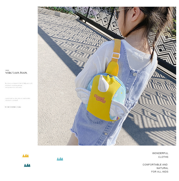 Princess Crossbody Bag Trend Children's Fashion Cartoon Bag  Baby Unicorn Chest Bag Girl princess Crossbody Bag Trend