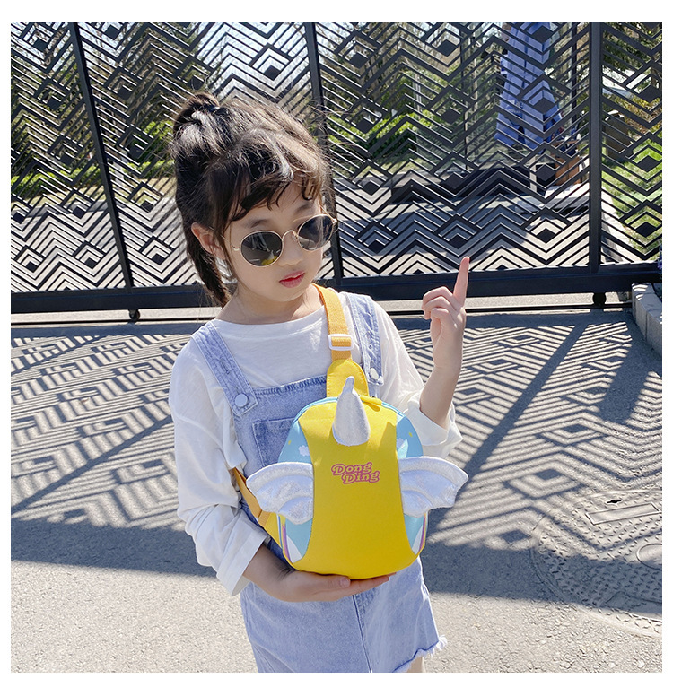 Princess Crossbody Bag Trend Children's Fashion Cartoon Bag  Baby Unicorn Chest Bag Girl princess Crossbody Bag Trend