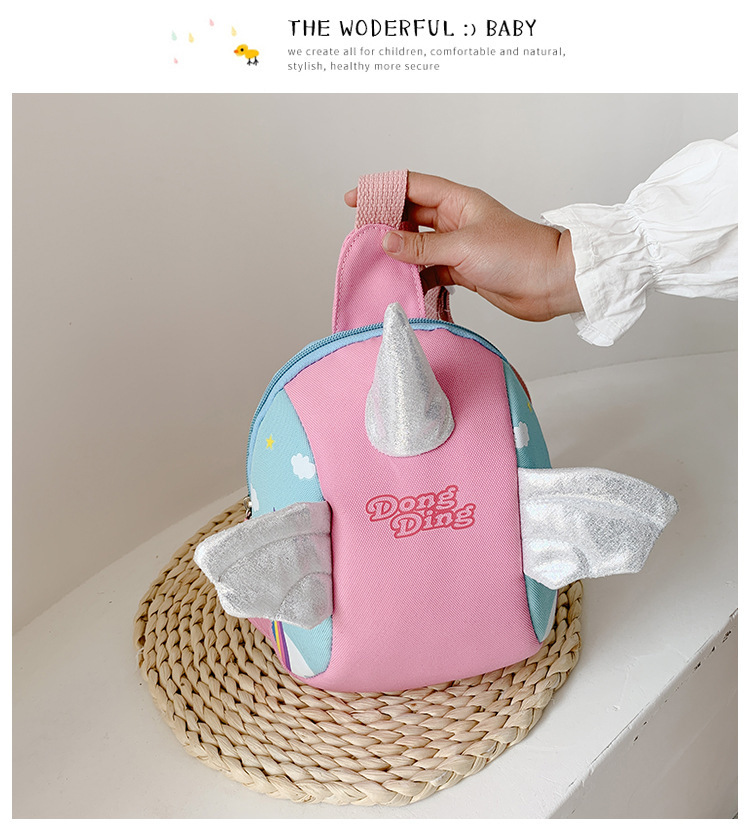 Princess Crossbody Bag Trend Children's Fashion Cartoon Bag  Baby Unicorn Chest Bag Girl princess Crossbody Bag Trend