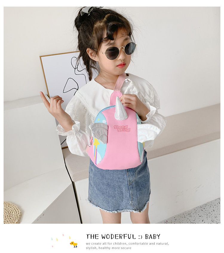 Princess Crossbody Bag Trend Children's Fashion Cartoon Bag  Baby Unicorn Chest Bag Girl princess Crossbody Bag Trend