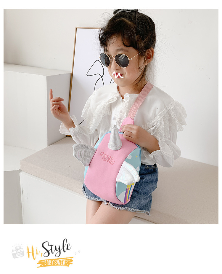 Princess Crossbody Bag Trend Children's Fashion Cartoon Bag  Baby Unicorn Chest Bag Girl princess Crossbody Bag Trend