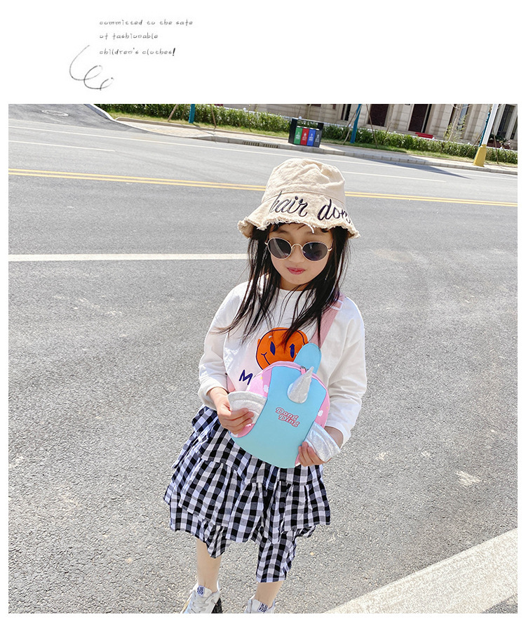 Princess Crossbody Bag Trend Children's Fashion Cartoon Bag  Baby Unicorn Chest Bag Girl princess Crossbody Bag Trend