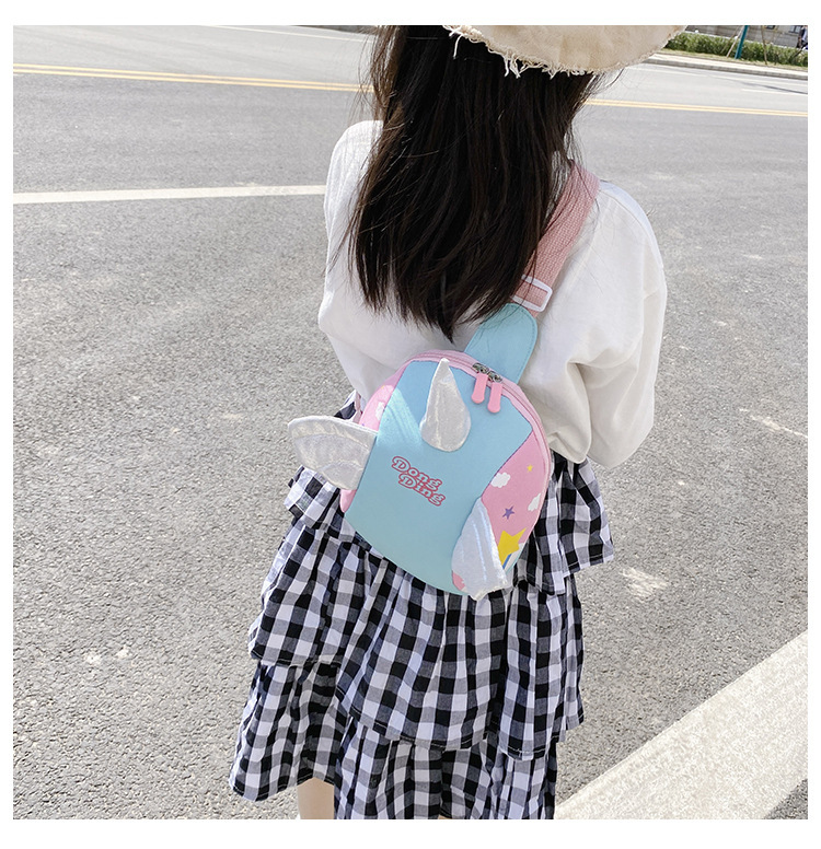 Princess Crossbody Bag Trend Children's Fashion Cartoon Bag  Baby Unicorn Chest Bag Girl princess Crossbody Bag Trend