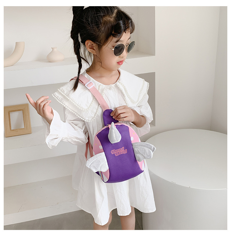 Princess Crossbody Bag Trend Children's Fashion Cartoon Bag  Baby Unicorn Chest Bag Girl princess Crossbody Bag Trend