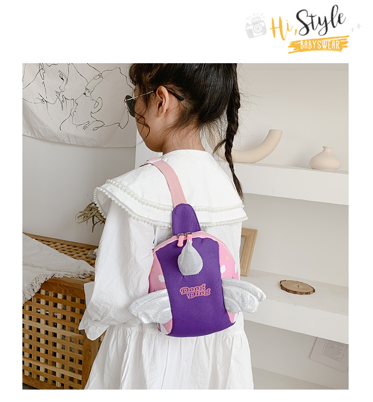 Princess Crossbody Bag Trend Children's Fashion Cartoon Bag  Baby Unicorn Chest Bag Girl princess Crossbody Bag Trend