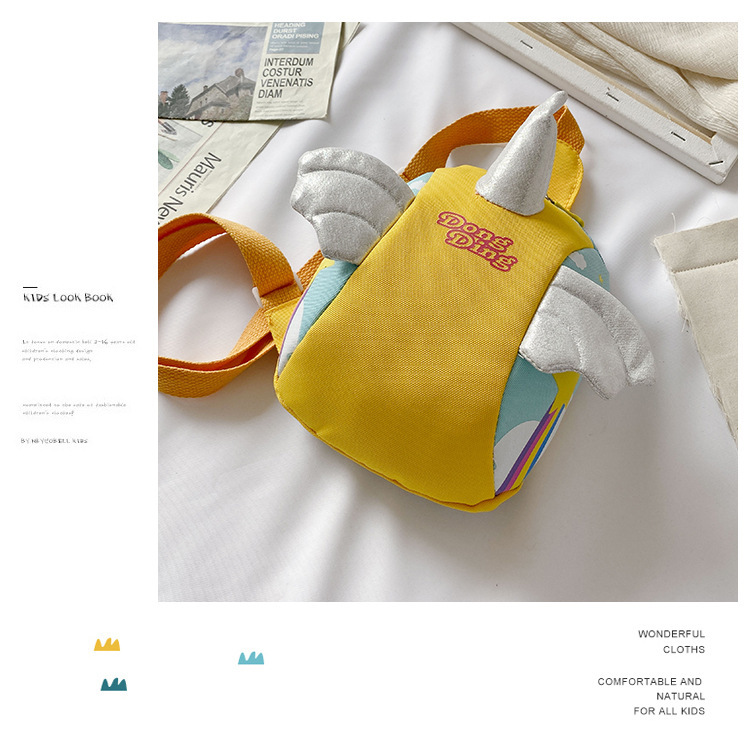Princess Crossbody Bag Trend Children's Fashion Cartoon Bag  Baby Unicorn Chest Bag Girl princess Crossbody Bag Trend