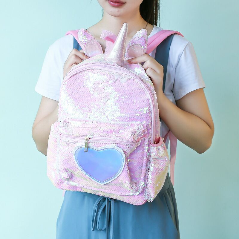 The Unicorn new Unicorn backpack for girls cartoon bag Unicorn bag for children