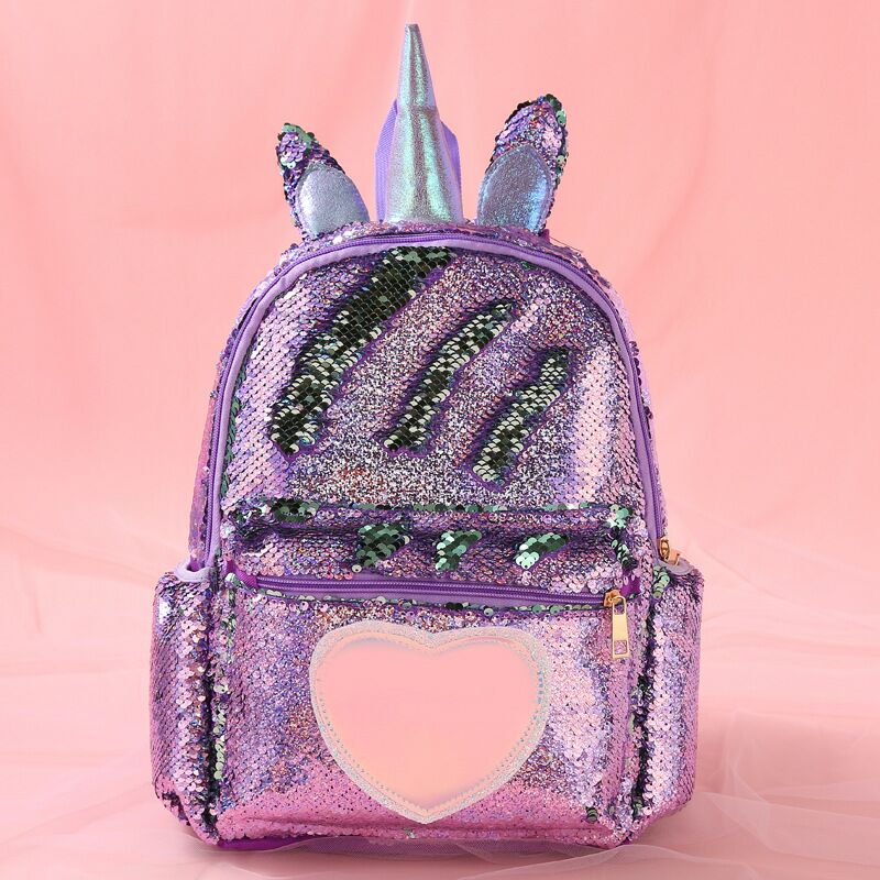 The Unicorn new Unicorn backpack for girls cartoon bag Unicorn bag for children