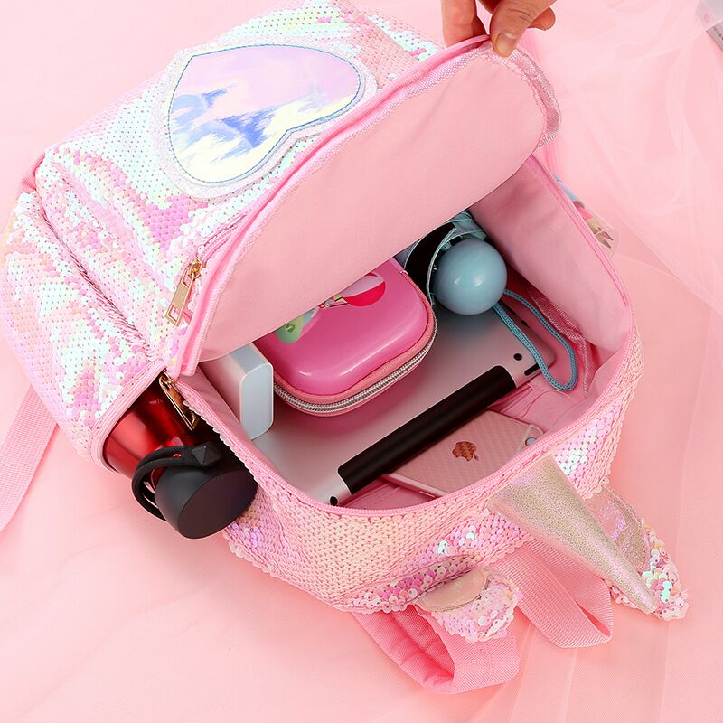 The Unicorn new Unicorn backpack for girls cartoon bag Unicorn bag for children
