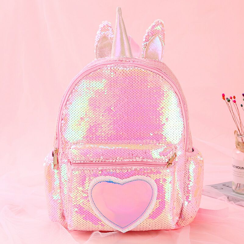 The Unicorn new Unicorn backpack for girls cartoon bag Unicorn bag for children
