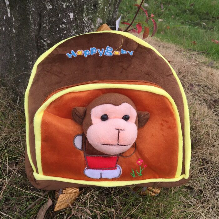 My Stuffed bag cartoon bag double pull backpack rabbit backpack