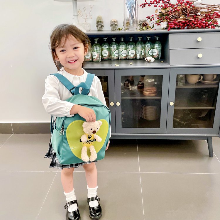 Foreign Trade Children&#039;s Backpack 2021 New Korean Style Internet Celebrity Bear Small Backpack Cartoon Bag Kindergarten Backpack Wholesale