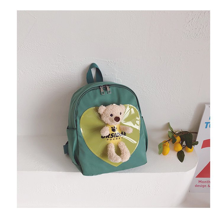 Foreign Trade Children's Backpack 2021 New Korean Style Internet Celebrity Bear Small Backpack Cartoon Bag Kindergarten Backpack Wholesale