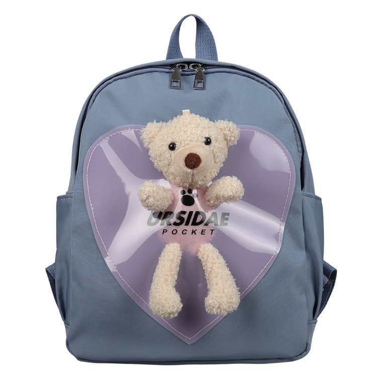 Foreign Trade Children's Backpack 2021 New Korean Style Internet Celebrity Bear Small Backpack Cartoon Bag Kindergarten Backpack Wholesale