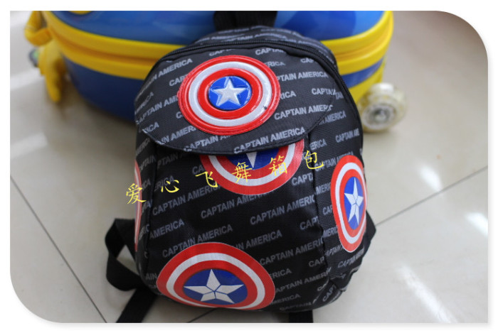 Burst lost bag children 3D cartoon bag kindergarten adorable adorable baby backpack backpack U.S. Captain Burst lost bag children 3D cartoon bag kindergarten adorable adorable baby backpack backpack U.S. Captain