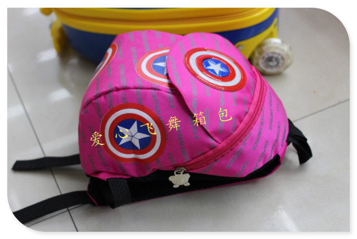 Burst lost bag children 3D cartoon bag kindergarten adorable adorable baby backpack backpack U.S. Captain Burst lost bag children 3D cartoon bag kindergarten adorable adorable baby backpack backpack U.S. Captain