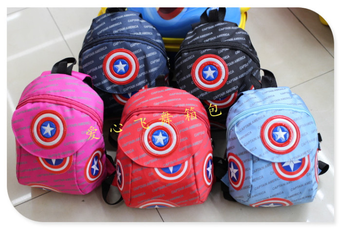 Burst lost bag children 3D cartoon bag kindergarten adorable adorable baby backpack backpack U.S. Captain Burst lost bag children 3D cartoon bag kindergarten adorable adorable baby backpack backpack U.S. Captain