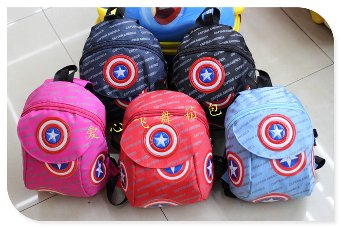 Burst lost bag children 3D cartoon bag kindergarten adorable adorable baby backpack backpack U.S. Captain Burst lost bag children 3D cartoon bag kindergarten adorable adorable baby backpack backpack U.S. Captain