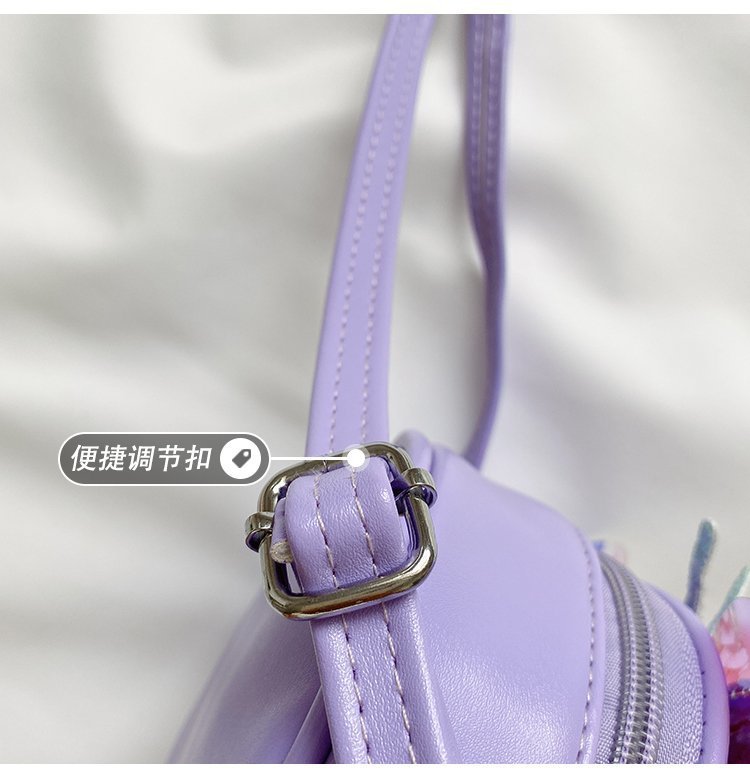 2021 Summer Korean Style Bag New Butterfly Messenger Bag Shoulder Bag Children Cartoon Bag Trendy Cute Girls' Bags
