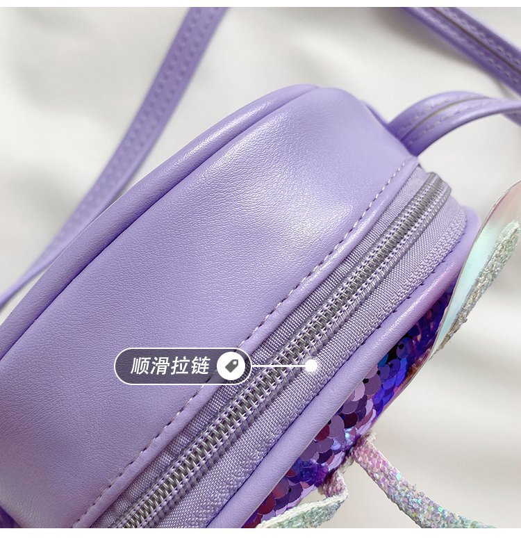 2021 Summer Korean Style Bag New Butterfly Messenger Bag Shoulder Bag Children Cartoon Bag Trendy Cute Girls' Bags