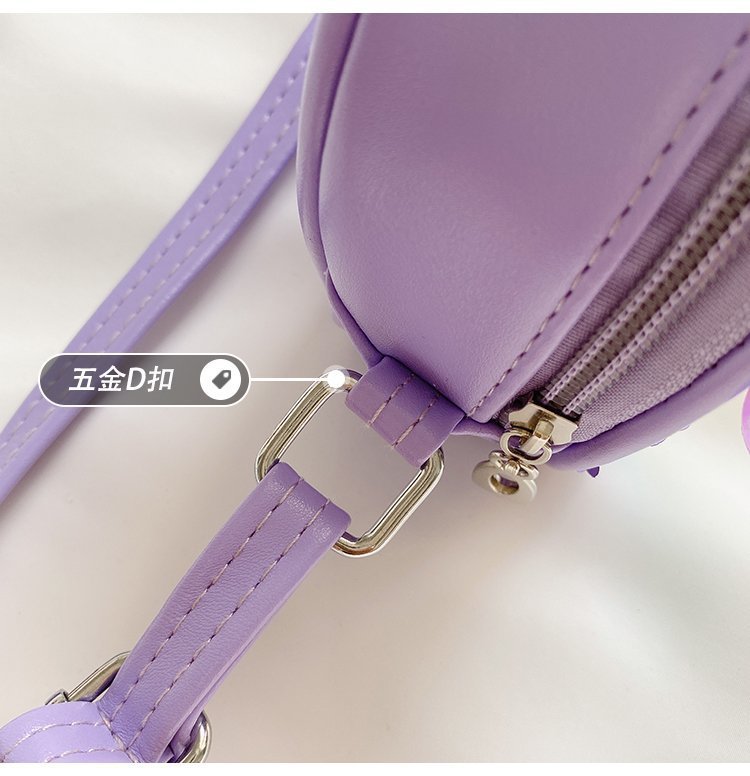 2021 Summer Korean Style Bag New Butterfly Messenger Bag Shoulder Bag Children Cartoon Bag Trendy Cute Girls' Bags