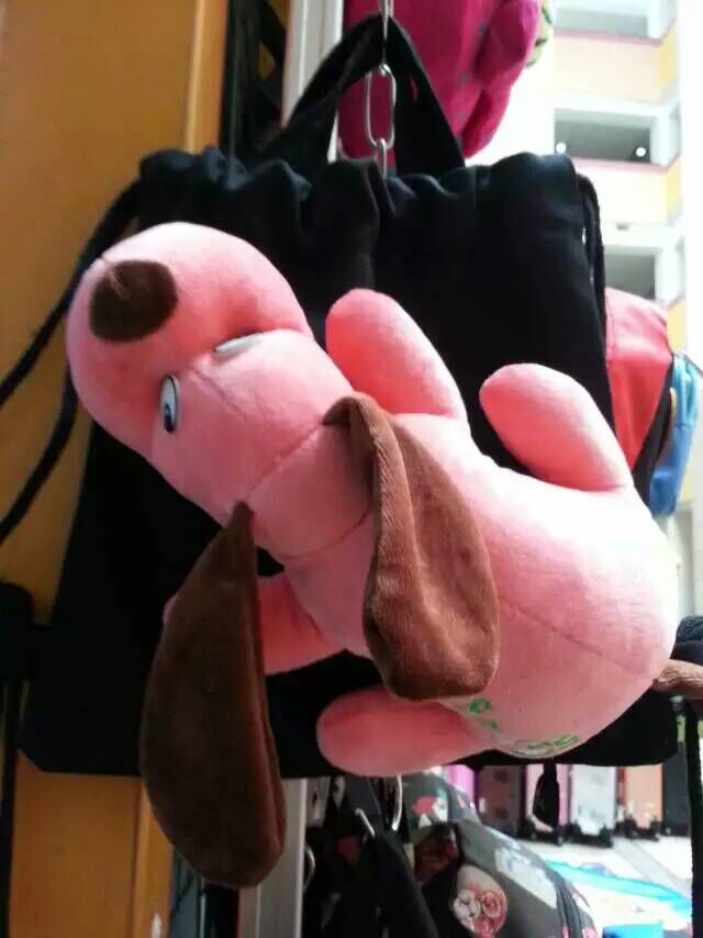 Children's Backpack Fabric Bag Handbag Backpack Cartoon Bag Creative Bag Puppy Bag