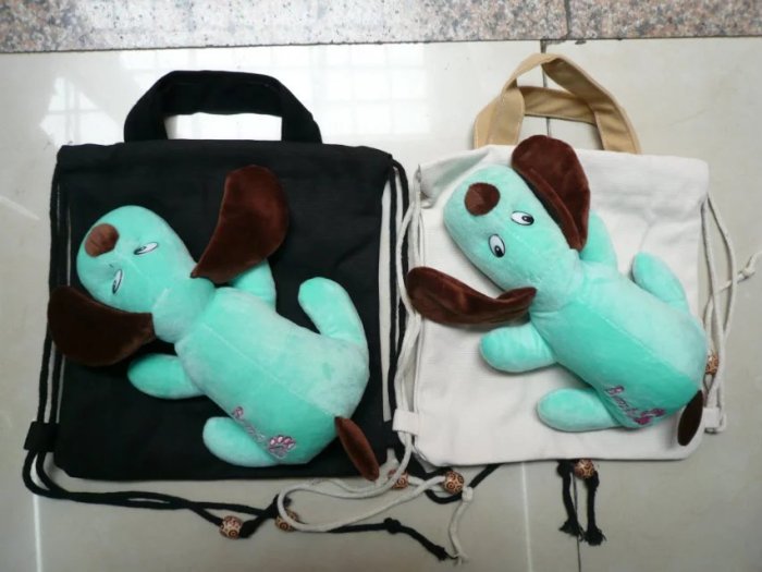 Children's Backpack Fabric Bag Handbag Backpack Cartoon Bag Creative Bag Puppy Bag