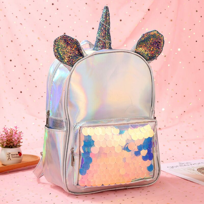 The Unicorn new Unicorn backpack for girls cartoon bag Unicorn bag for children