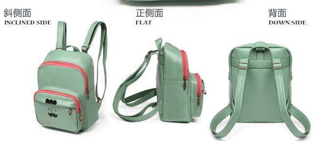 Children backpack PU cartoon Bag Backpack Bag