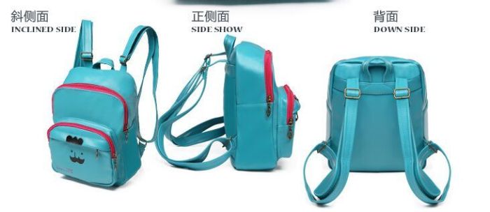 Children backpack PU cartoon Bag Backpack Bag