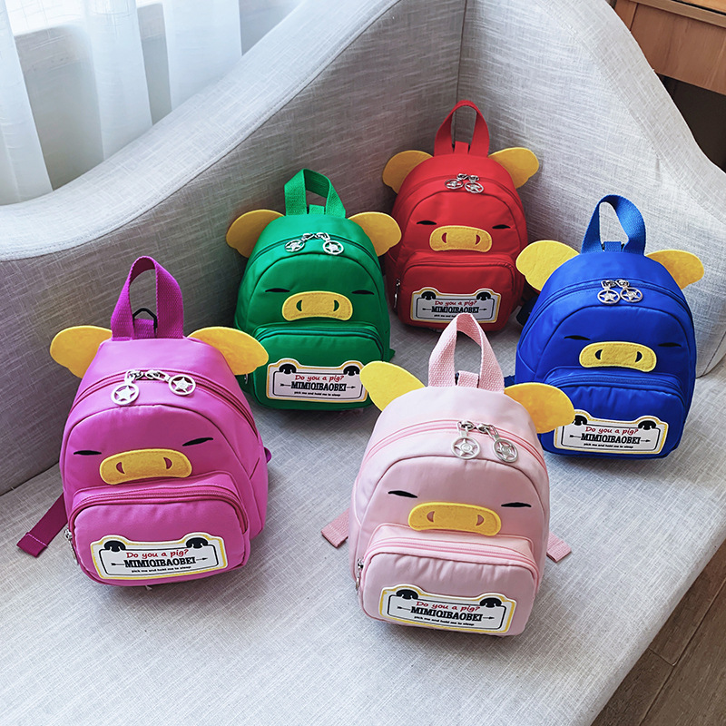 Kindergarten Backpack New Children&#039;s Children&#039;s Bag Backpack Korean Style Cartoon Bag Backpack Anti-Lost Children&#039;s Bag Factory Direct Sales