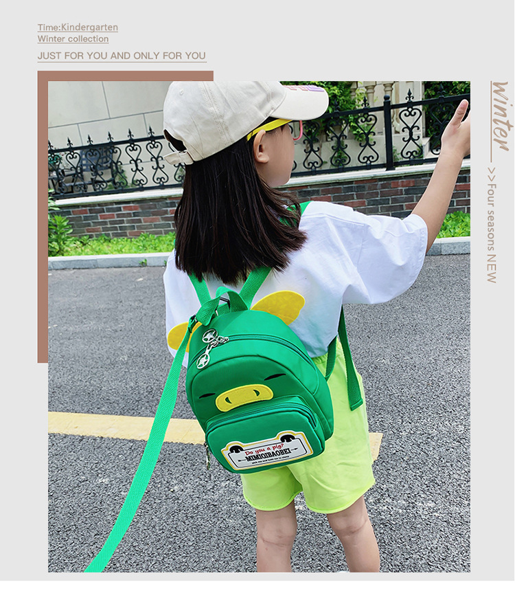 Kindergarten Backpack New Children's Children's Bag Backpack Korean Style Cartoon Bag Backpack Anti-Lost Children's Bag Factory Direct Sales