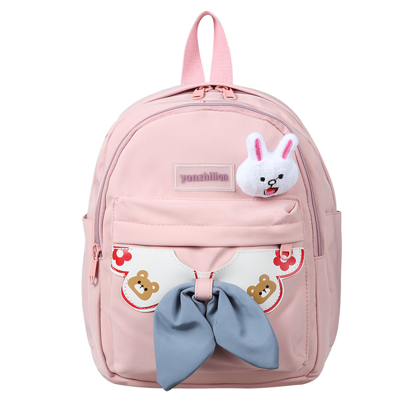 Kindergarten Children Backpack 2021 New Cute Fashion Cartoon Bag Student Bow Girl Backpack Wholesale