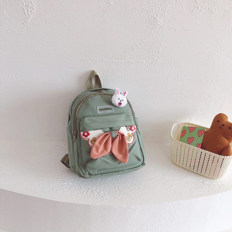 Kindergarten Children Backpack 2021 New Cute Fashion Cartoon Bag Student Bow Girl Backpack Wholesale