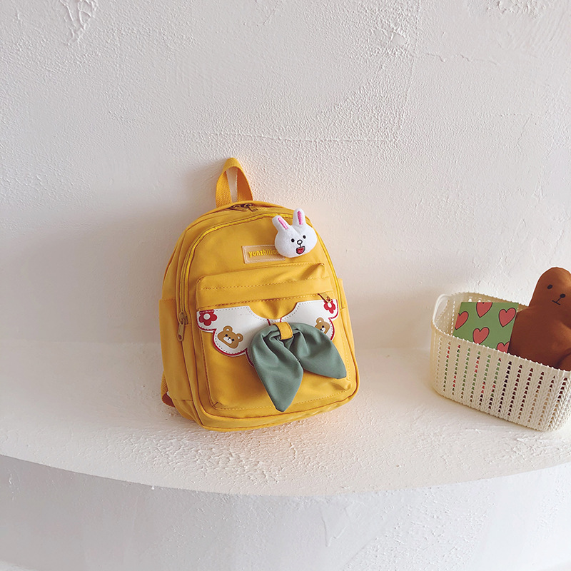 Kindergarten Children Backpack 2021 New Cute Fashion Cartoon Bag Student Bow Girl Backpack Wholesale