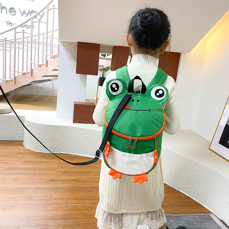 Kindergarten Backpack New Children&#039;s Children&#039;s Bag Backpack Korean Style Cartoon Bag Backpack Anti-Lost Children&#039;s Bag Factory Direct Sales
