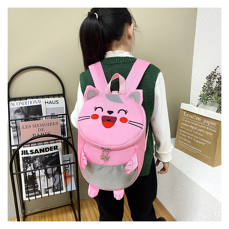 Kindergarten Backpack New Children's Children's Bag Backpack Korean Style Cartoon Bag Backpack Anti-Lost Children's Bag Factory Direct Sales