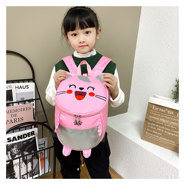 Kindergarten Backpack New Children's Children's Bag Backpack Korean Style Cartoon Bag Backpack Anti-Lost Children's Bag Factory Direct Sales
