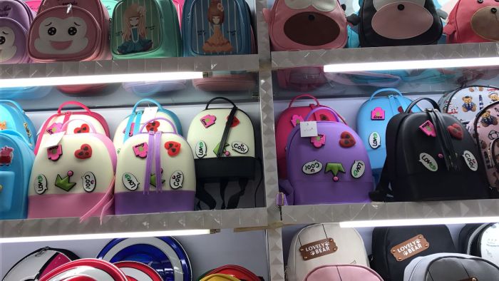 Children backpack jelly bag cartoon bag buckle buckle bag OPP bag