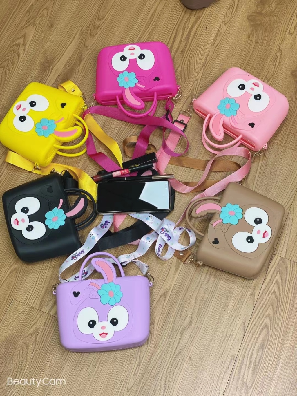 Large Silicone Phone Bag Satchel Cartoon Bag Epoxy Bag Children's Bags Toy Cartoon Satchel