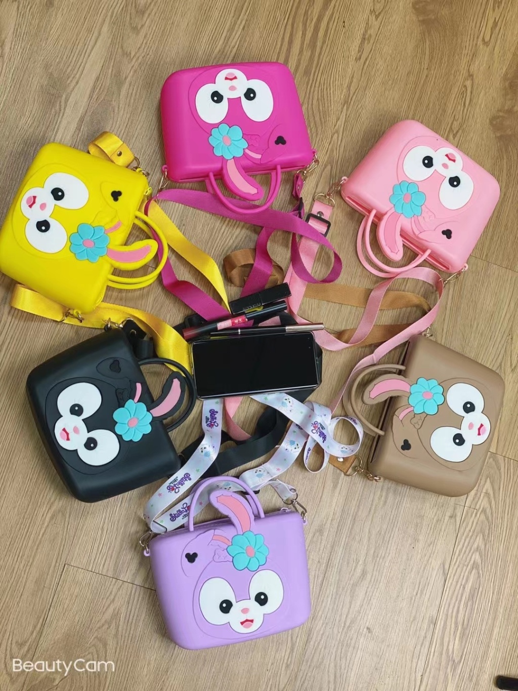 Large Silicone Phone Bag Satchel Cartoon Bag Epoxy Bag Children's Bags Toy Cartoon Satchel