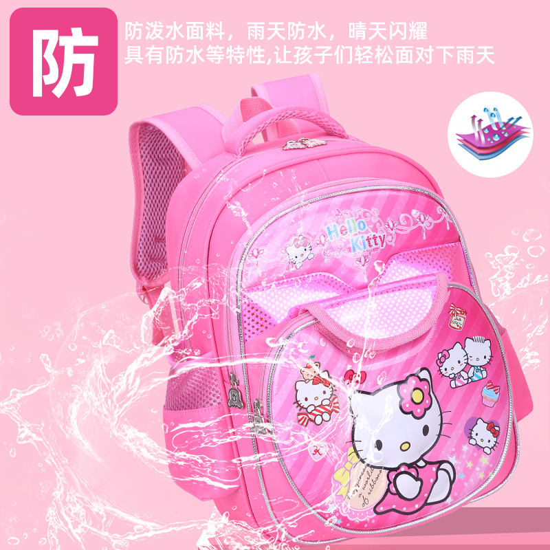 New Boutique Low-Grade Pupils Schoolbag Children Cute Backpack Burden Reduction 3D Cartoon Bag Factory Wholesale