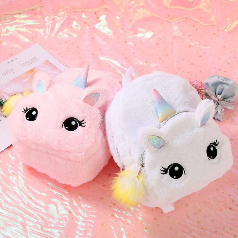 The Unicorn new Unicorn backpack for girls cartoon bag Unicorn bag for children